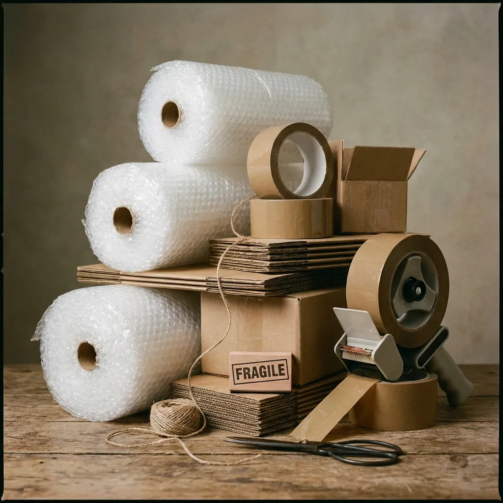 Umzugskartons und Verpackungsmaterial